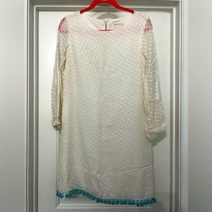 Sail to Sable Silk Clipdot Dress